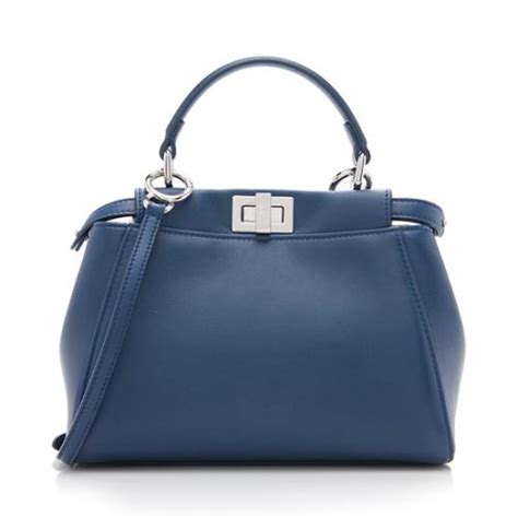 fendi mini peekabo|Fendi nappa mini peekaboo.